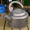 Outdoor Camping Titánová čajová kanvica Prenosná čajová kanvica Kávová kanvica Veľká kapacita 1200 ml