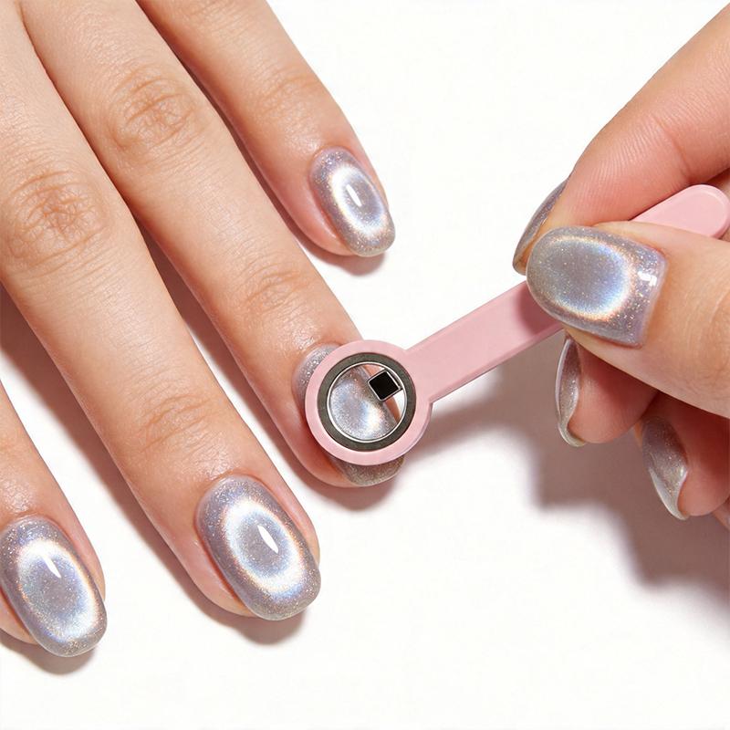 Ring-Shaped Nail Art Cat'S Eye Strong Magnet Tool Glass Bead Effect Cat Eye Magnetic Gel Polish Manicure Tools