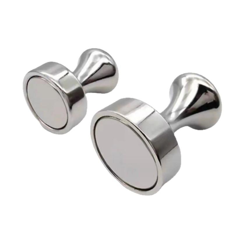 Büro-Metall-Stecknadelmagnet 12 * 16mm Edelstahl Starker Magnetischer Pin Schreibwaren Starker Magnetischer Pin
