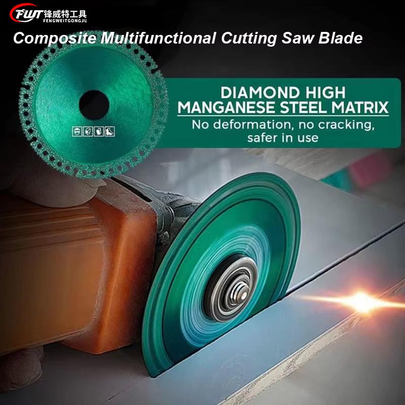 Composite Multifunctional Cutting Saw Blade 100mm Ultra-thin Saw Blade Ceramic Tile Glass Cutting Disc For Angle Grinder Tools