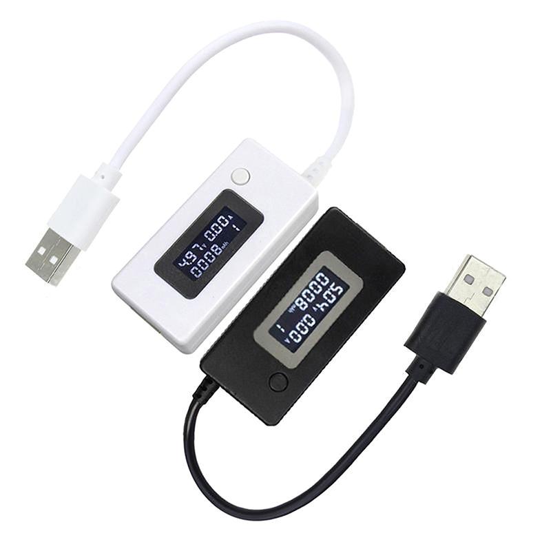 Lcd Micro Usb Charger Battery Capacity Voltage Current Tester Meter Detector +Load Resistor 2A/1A With Switch Voltmeter Ammeter