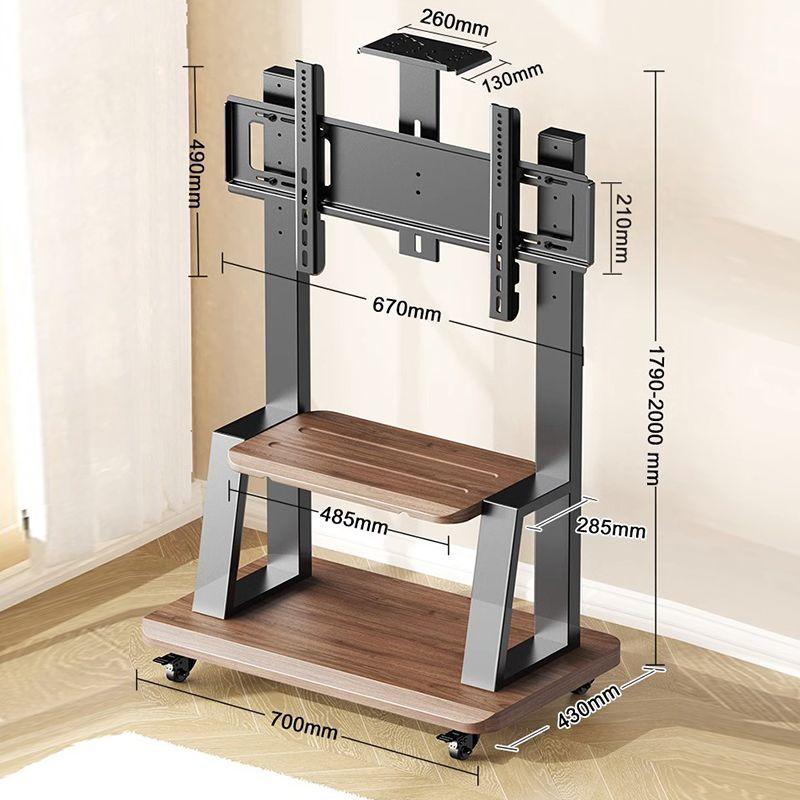 Floor-Standing TV Stand with Wheels for 55-120 Inch Screens