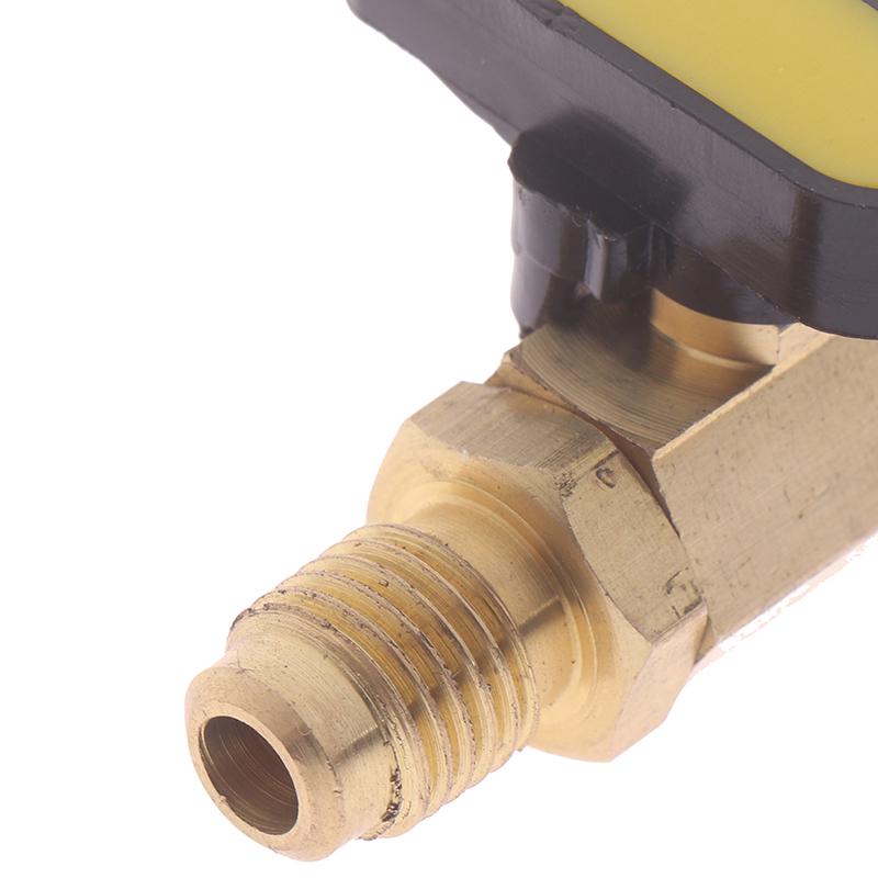 1/4" Hann Til 1/4" Hunn Sae Rett Kuleventil AC Lading For R22 Kjølemiddel