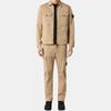 STONE ISLAND Solid Color Zip Collar Long Sleeve Jacket Men Jacket Khaki K1S1512001-28S0012-V0094