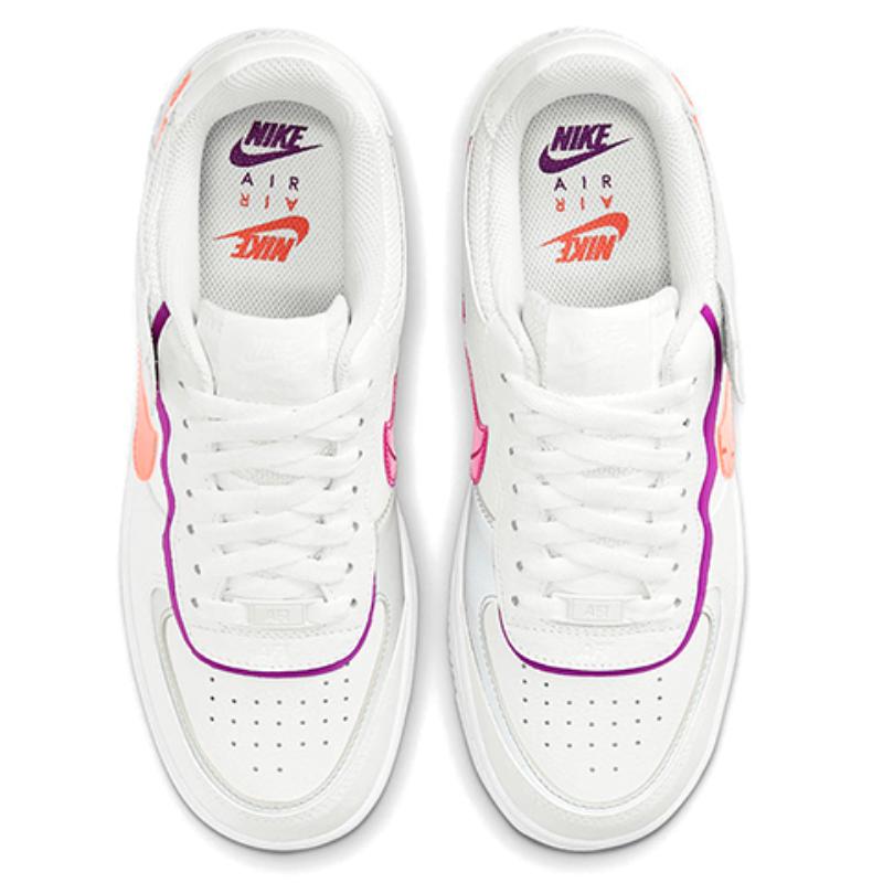 Nike Dámske tenisky Air Force 1 Shadow 'White Mango Red Plum' DH3859-100