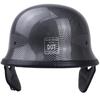 Germany 2025 High-end Retro Motorcycle Half Helmet, Imitation Carbon Fiber