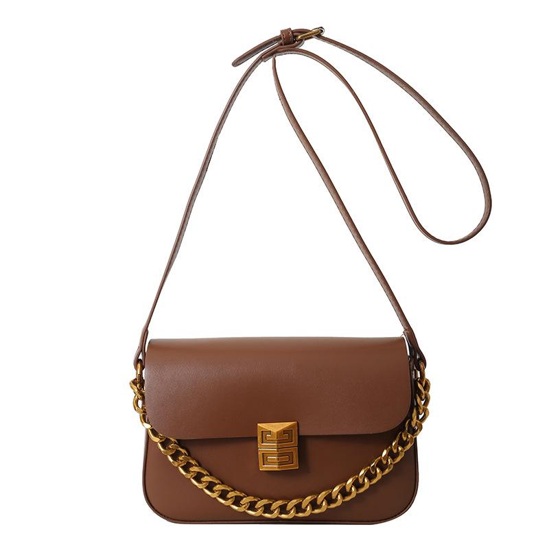 

Темпераментная сумка-цепочка для通勤, маленькая женская сумка, новая весна 2025, универсальная сумка-мессенджер, маленькая квадратная сумка, текстура