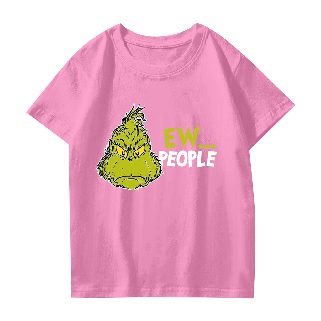 Fashionable Round Neck Short Sleeve Work Clothes Printed Tops For Womens Summer Tops