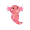 Glitzernder Axolotl Langsam Aufgehendes Knetspielzeug Weiches TPR Fidget zur Stressbewältigung Niedliches Salamanderförmiges Dekompressions-Gadget für Kinder Erwachsene