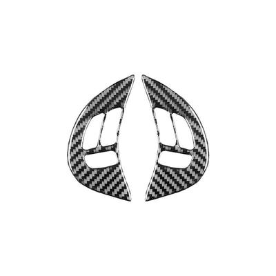 Carbon Fiber For Subaru Impreza 2009 2010 2011 Car Steering Wheel Buttons Cover Trim Interior Accessories