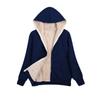 Ladies Autumn Winter Plus Size Loose Fleece Hoodie Warm Long Sleeve Sweatshirt