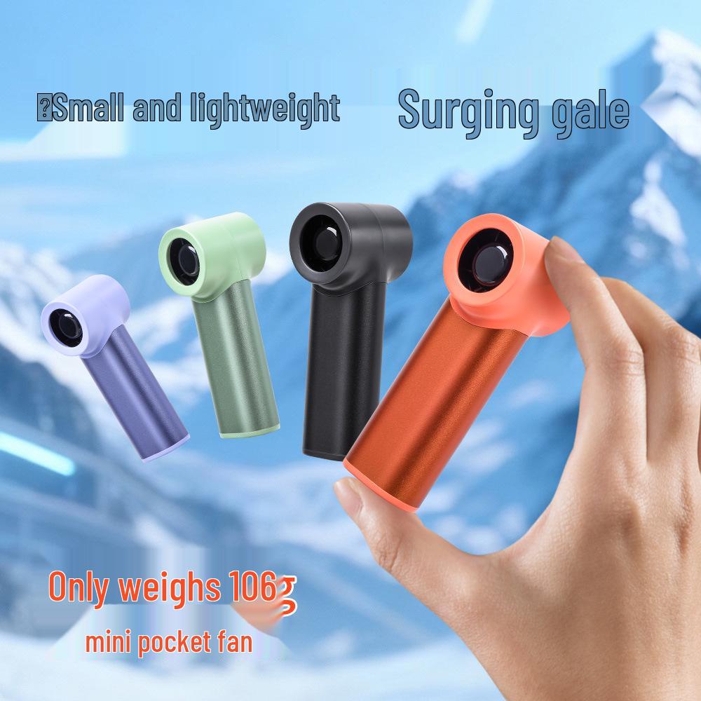 Portable High-Speed Mini Fan with LED Display and 100 Adjustable Speeds