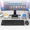 Leise kabelgebundene USB-Tastatur für Desktop und Laptop - Ideal für Business und Büro