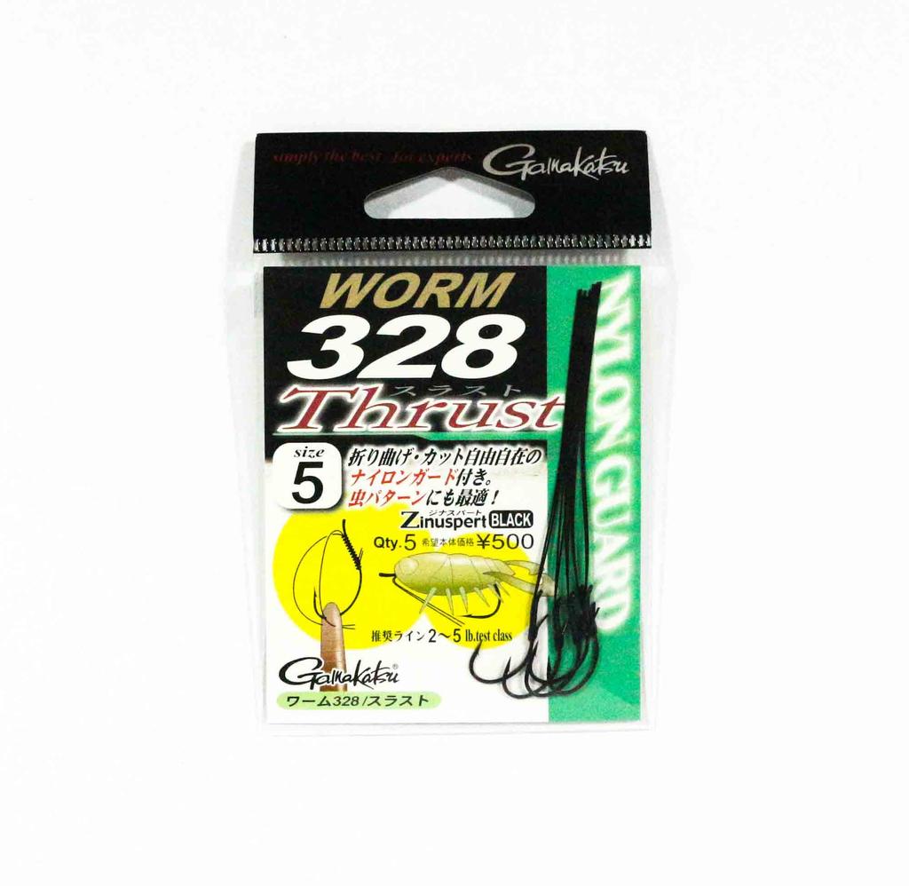 Gamakatsu 67680 Červ 328 Tah Nylonový kryt Velikost 5 ,5 V balení (7326)