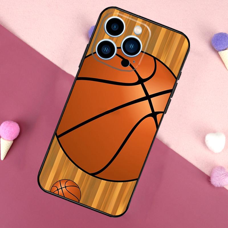 Basketball Ball Case For iPhone 16 15 Pro Max 11 12 13 Mini 14 15 Pro Max 15 Plus XR 16e Phone Back Cover