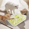 Adjustable Challenge Cats Feeding Maze Interactive Food Dispenser Toy With Nonslip Rubber Feet For Boredom Reduction