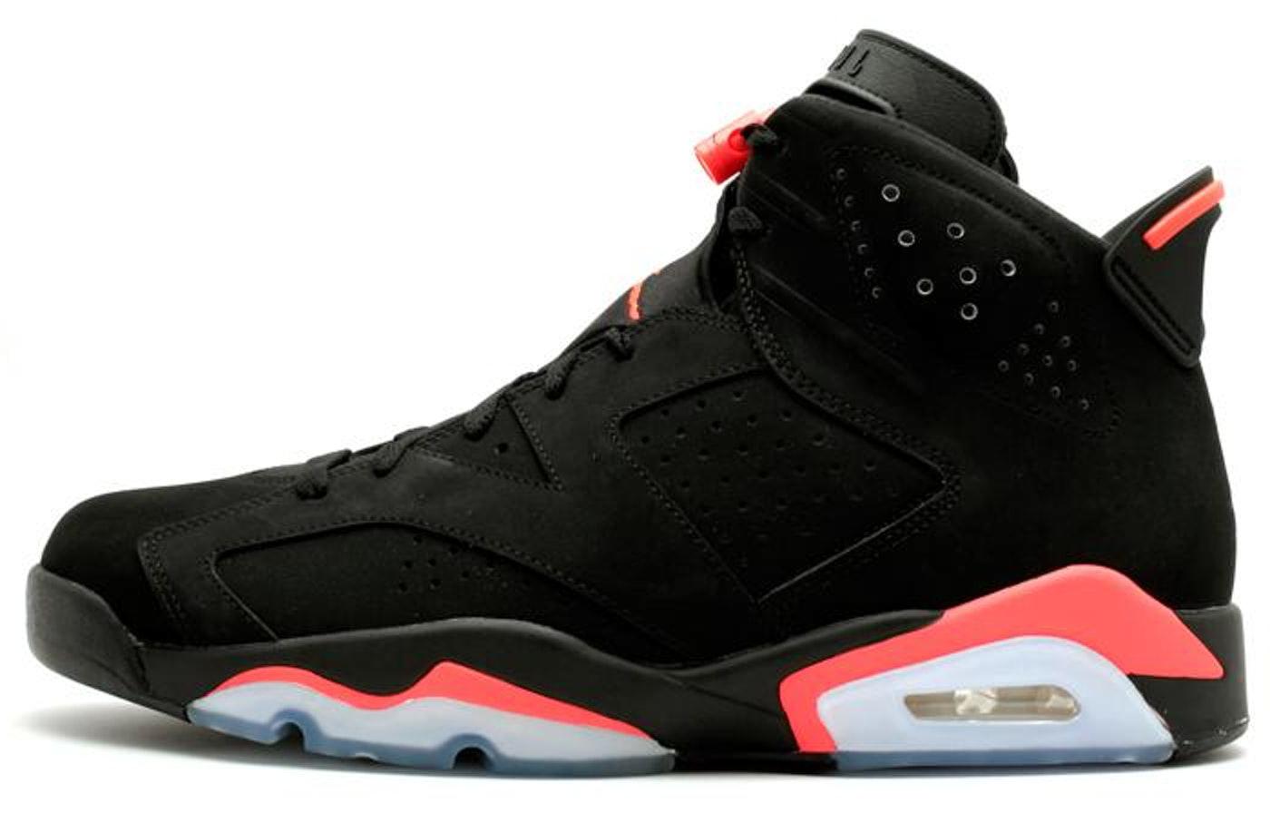 Jordan 6 Retro Infrared Black GS 384665-023 40