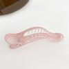 Women Hairpin Fashion Frosted Jelly Color Hair Clip Ins Temperament Hairpin Matte Translucent Ponytail Hair Accessories