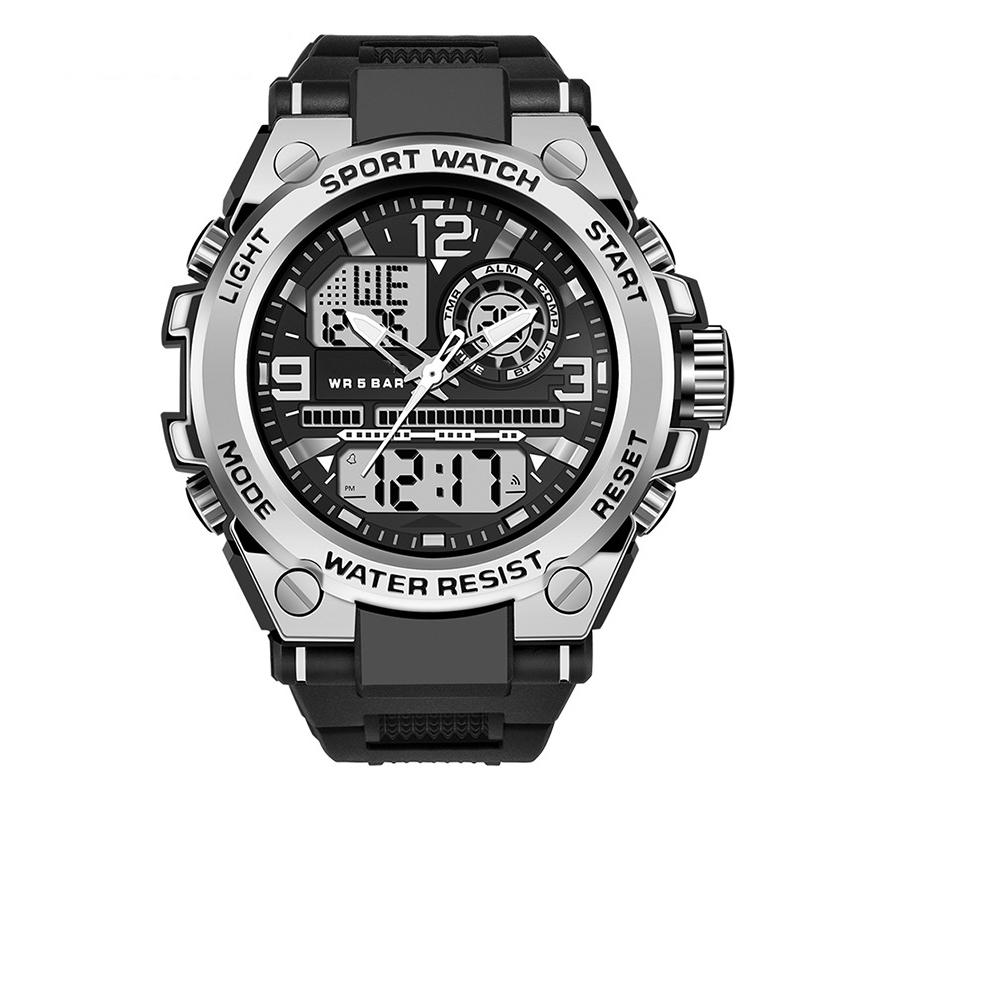 Military Quartz Watch Dual Display Men Sports Watches G Style LED Digital Waterproof Watches