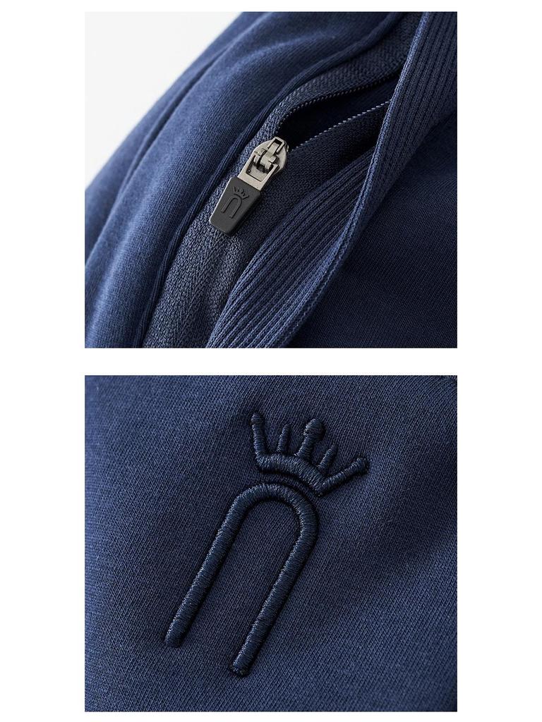 2025 Women's High-Waisted Fleece-Lined Sports Pants with Pockets and Zippers - Korean Style.