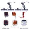 Car Front Grille Strobe Police Lights 4 In 1 Red Blue Flash Warning Emergency Lamp With Wireless Remote Control for Truck Van