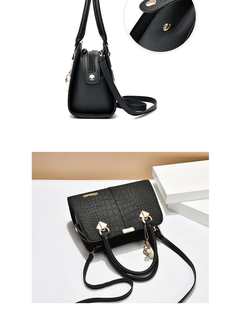 Nouveau Sac à Main Mode Style Coréen 2025: Sac bandoulière simple pour femmes d'âge mûr