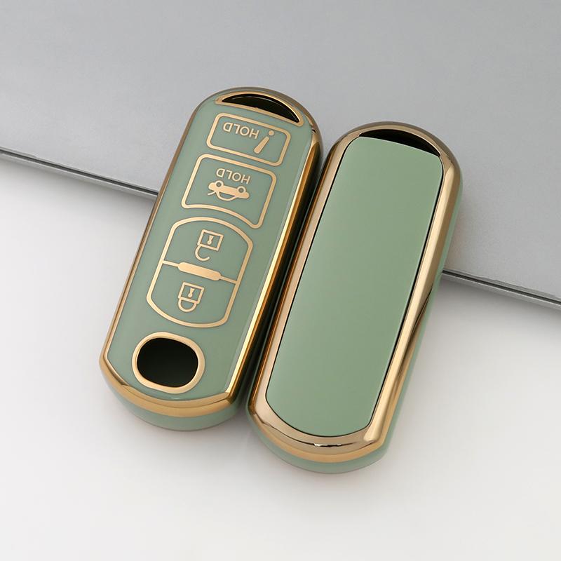 TPU 4 Buttons Car Key Case Cover for Mazda 2 3 6 Atenza Axela Demio CX-5 CX5 CX-3 CX7 CX-9 CX30 Keys Protector Accessories
