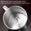 New 350-1250ml Mug Handle Design 304 Stainless Steel Water Cup With Lid Drinkware Camping