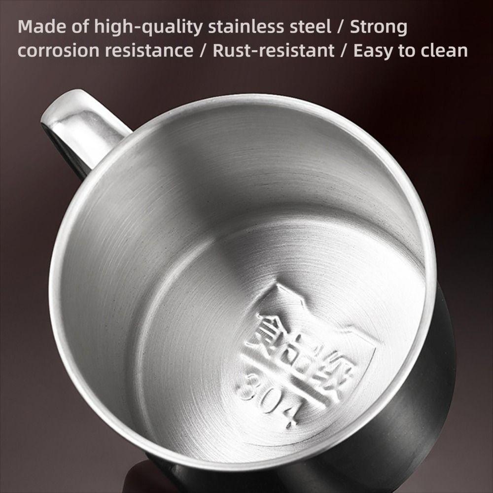 New 350-1250ml Mug Handle Design 304 Stainless Steel Water Cup With Lid Drinkware Camping