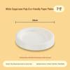 Taishun Disposable Thickened White Round Paper Plates