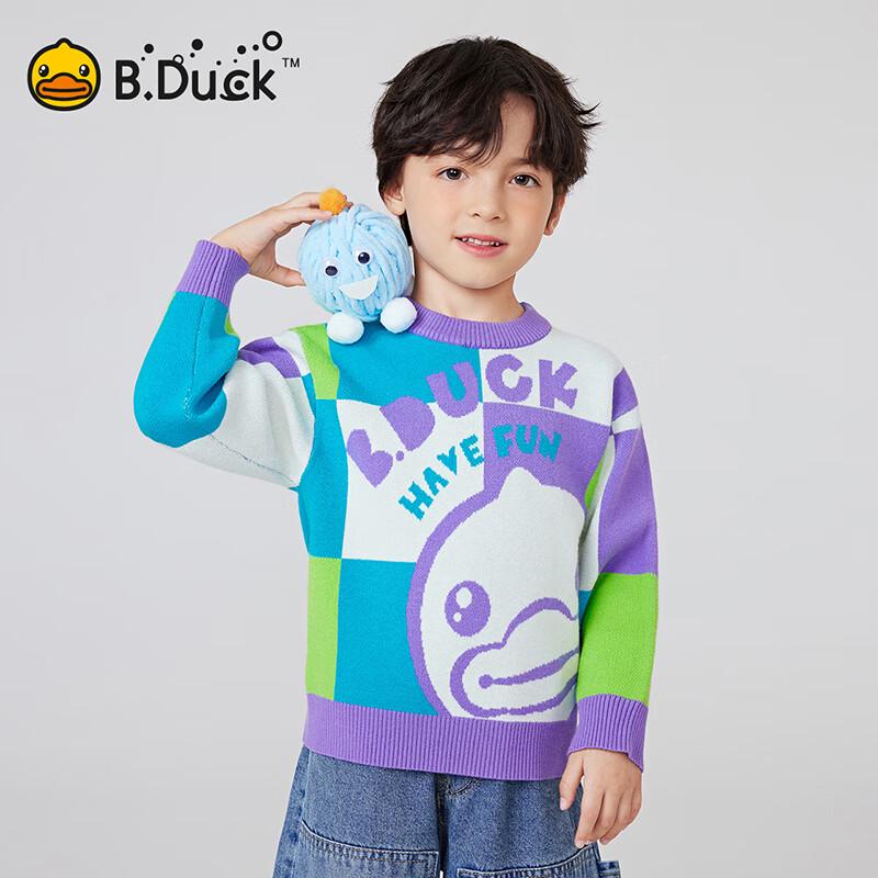 B.Duck Unisex Kids' Round-Neck Knit Pullover