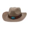 Straw Travel Beach Cowboy Hat Celebrity Style Straw Hat Grassland Advanced Sense Sun Hat