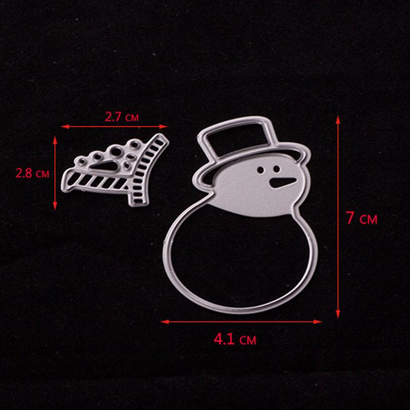 

DC-223 Вырубной штамп для скрапбукинга Товары для рукоделия Снеговик Тиснение Углеродистая сталь Штамп серебряный