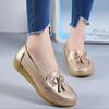 Women Flats Dance Shoes Leather Breathable Moccasins Women Boat Shoes Ballerina Ladies Casual Shoes Sneakers Women Nurse Shoe