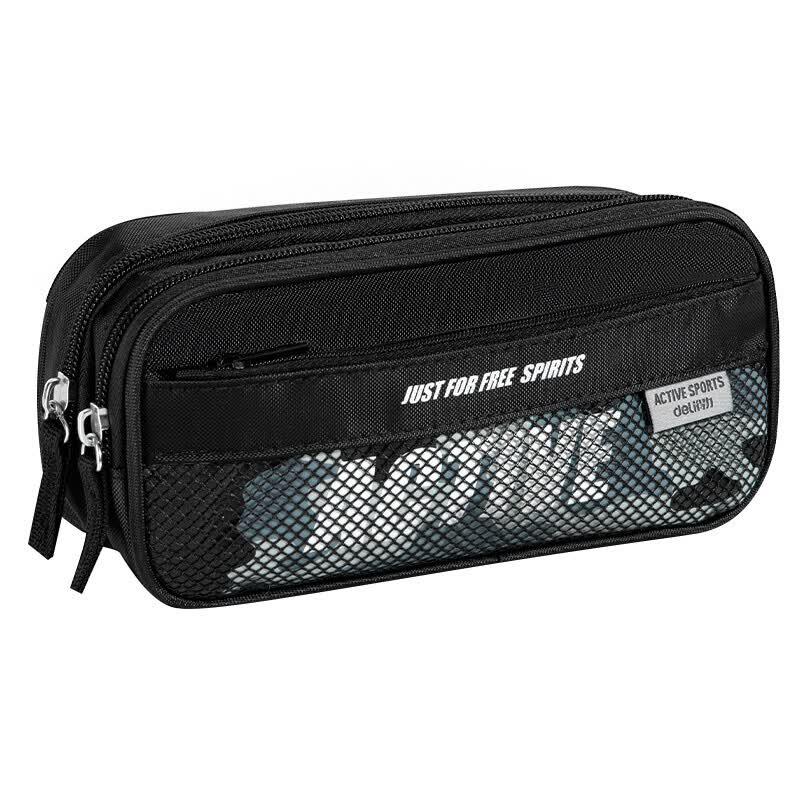 Deli Fashion Sports Pencil Case чёрный