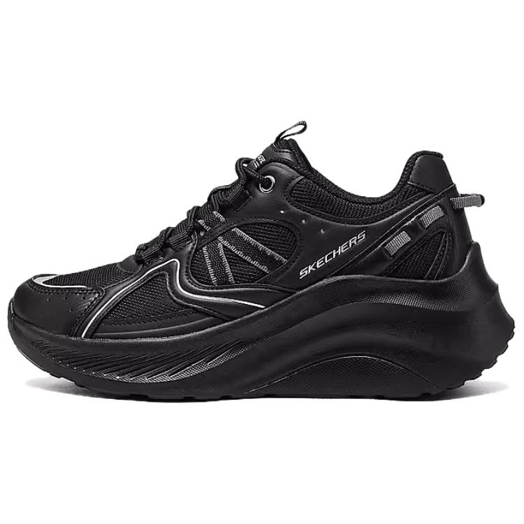 Skechers Bobs Sport Повседневная обувь Легкая Удобная Низкие Кроссовки Стиль жизни Женские Кроссовки Черный 117521-BBK 37