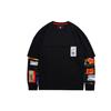 Li Ning T Shirts Men's Black Crew Neck Moderate Straight Fit AWDRA21-1