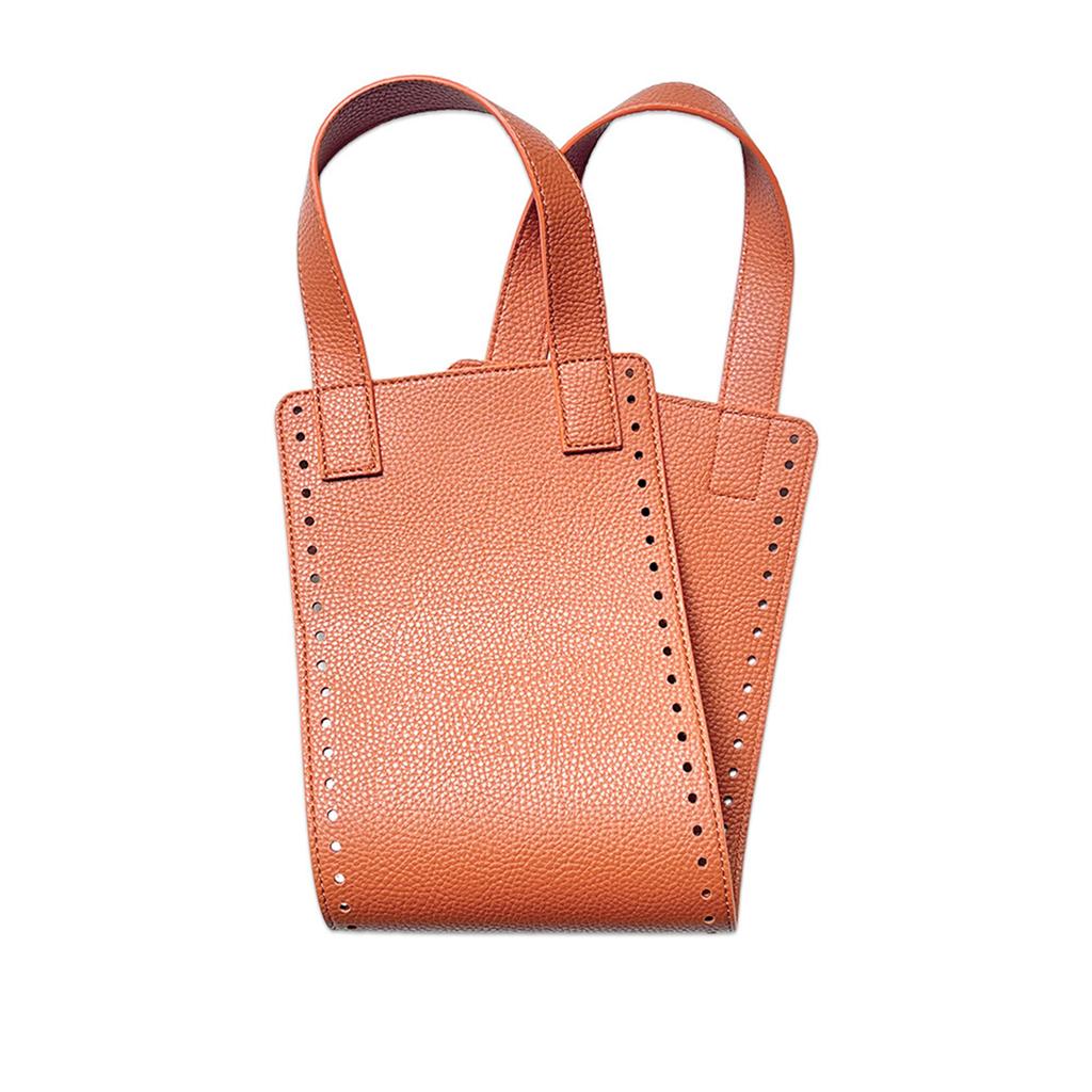 DIY Knitting Crochet Handbag Sewing Accessories PU Bottoms Handles for Making Bag Crochet Bag Parts Handicraft Gift