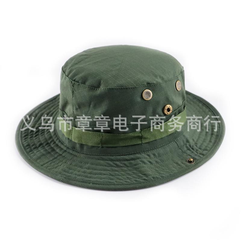 Military fan round-brimmed hat, outdoor hat, python pattern hat, camouflage hat, hiking sun hat