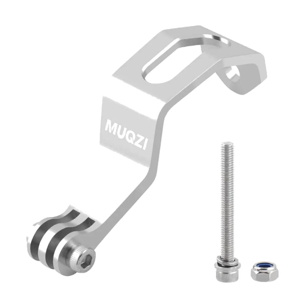 Portable Aluminum Alloy Bicycle Front Light Mount Bracket Adjustable Folding Bike Fork Holder for Brompton and Other Bikes