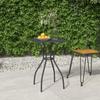 VidaXL Garden Table Anthracite 50x50x72 Cm Steel Mesh 362730