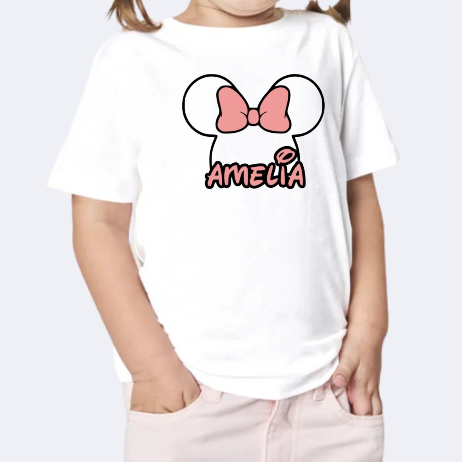 Minnie T-Shirt, Girl s shirt, Birthday tshirt, Custom name shirt, Children Shirt, Custom shirt 150