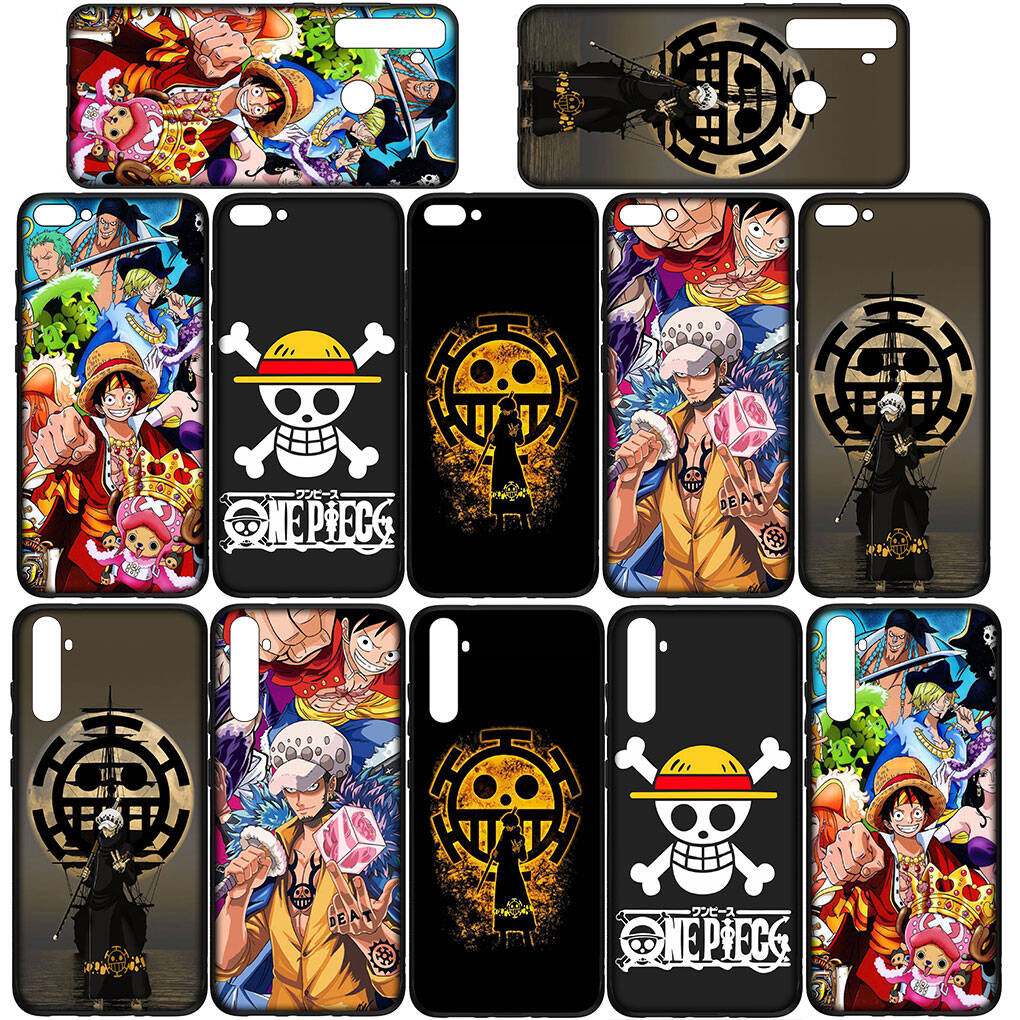 Phone Case for iPhone 17 15 16 Plus Redmi Note 14 12 11 13 Pro Max Huawei P30 P20 Lite OPPO A60 A40 A80 A18 Trafalgar Law Poster Luffy One Piece Cover