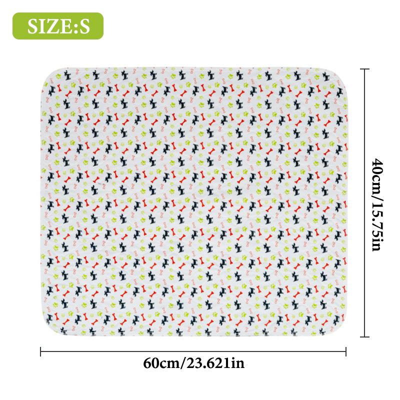 Welpenunterlagen mit Pheromonen, waschbare Welpenunterlagen, extrem strapazierfähige 4-lagige auslaufsichere Trainingsmatten mit rutschfester Unterseite