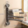 Rotating Swivel Towel Bar Multi-bar Bathroom Towel Rod Rust-proof Hanging Towel Holder  Living Room