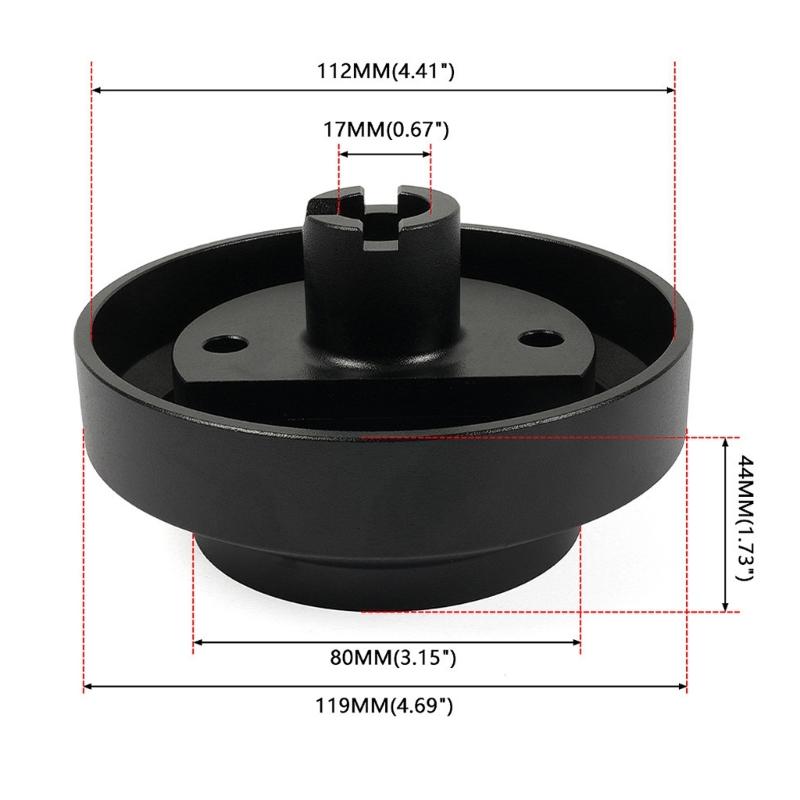 Steering Wheel Short Hub Adapter for CivicRSX SRK131H CRVCRZ S2000Quick Release Short Hub Adapter Black