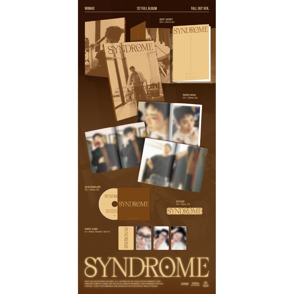 Pre-order WONHO 1st Full Album SYNDROME & POB