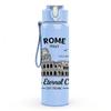 1PC Rome Colosseum Vintage Text 750ml Color Plastic Sports Water Bottle Leakproof Flip Straw Lid Suitable for Sports Office Home Use
