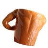 Gift Box Muscle Man Mug With Handle Funny Gift Mugs Funny Gift Unusual Route Mug  Household Use