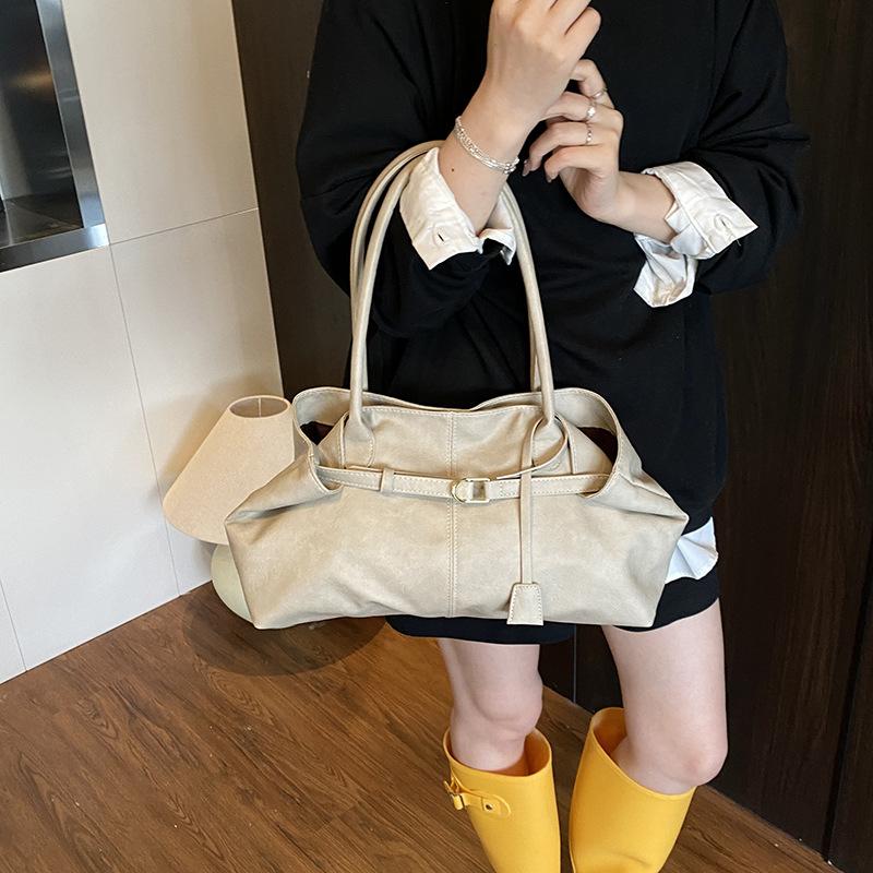 Leisure Commuter Large Capacity Bag for Women Fashionable and Versatile Single Shoulder Underarm Bag Handheld Tote Bag
